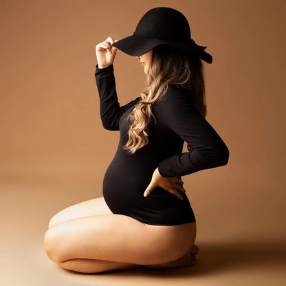 Maternity Photography Props Stretch Fabric Large Size Jumpsuits Photography For Women