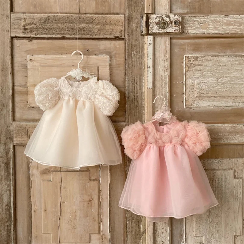 Baby Dress Summer Princess One Year Baby Girls Dress Clothes Flower Dresses