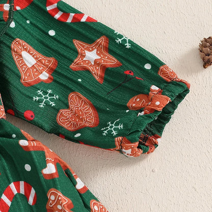 Baby Girls Christmas jumpsuit