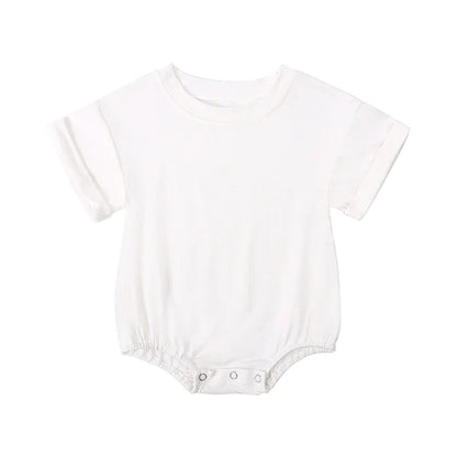 Newborn Boys Girls Clothing Casual Bamboo Fiber Rompers 3-24M Infnat Baby Jumpsuit
