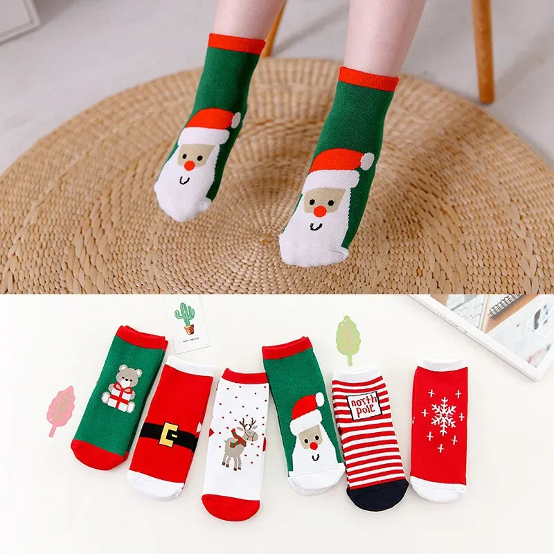 Children's Christmas Terry Socks