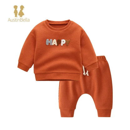 Baby Boy Girls Sweatshirts + Bottom