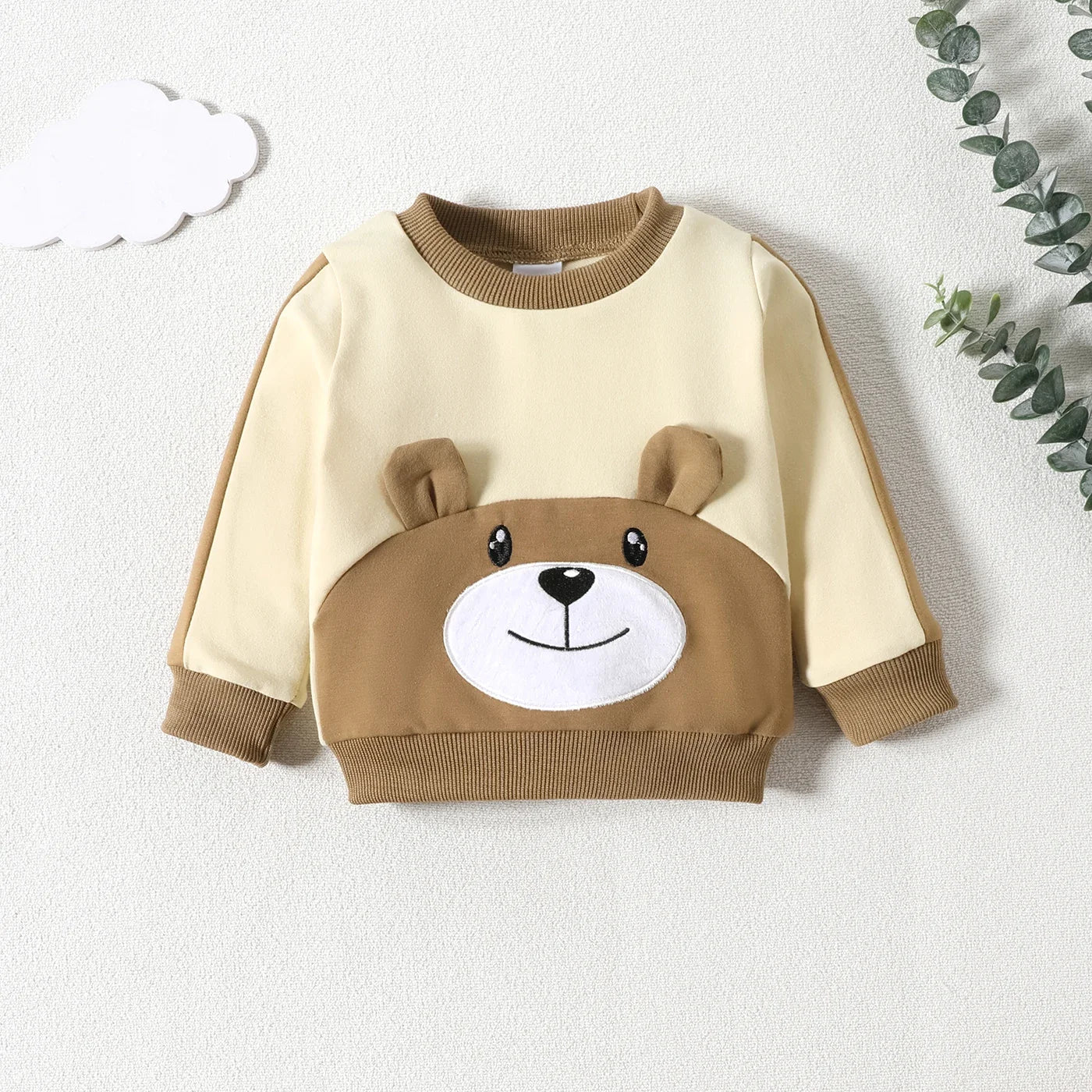 Baby Boy Hyper-Tactile 3D Bear Design Soft and Comfortable Daily Wear