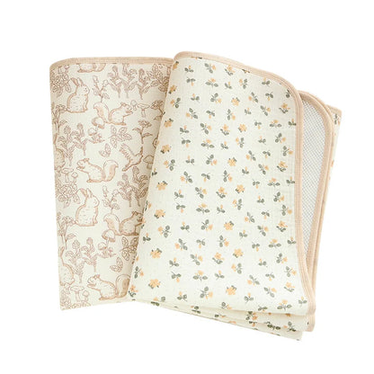 Cotton Baby Diaper Changing Mat Washable Large Size Diaper Changing Pad Covers Waterproof Children