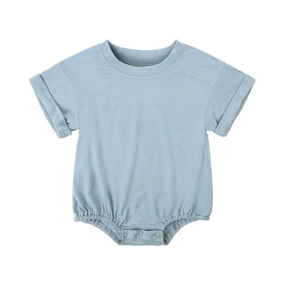 Newborn Boys Girls Clothing Casual Bamboo Fiber Rompers 3-24M Infnat Baby Jumpsuit