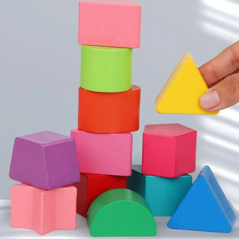 Shape Sorter Toy Shape Sorting Cube Montessori Shape Matching Toys