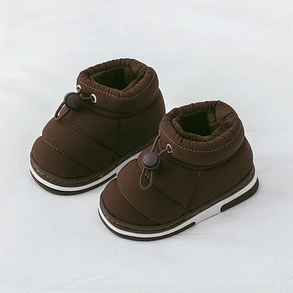 Kids Shoes Winter Baby Girls Snow Boots Keep Warm Cotton Shoes Children  Indoor Thicken Loafers