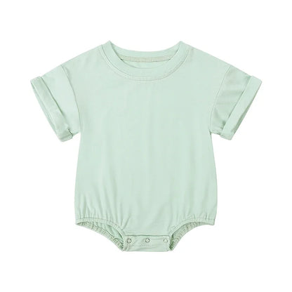 Newborn Boys Girls Clothing Casual Bamboo Fiber Rompers 3-24M Infnat Baby Jumpsuit