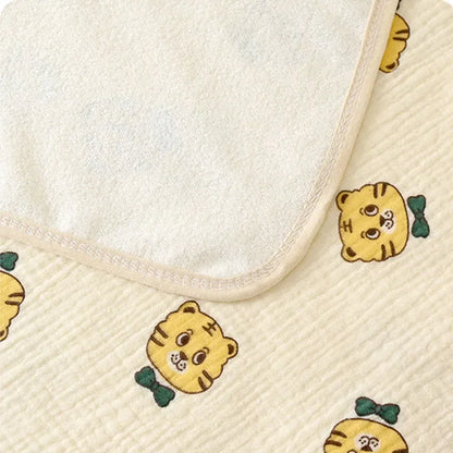 Baby Toddlers Cute Cartoon Bed Protector Diaper Bedding Urine Pads Cloth Breathable