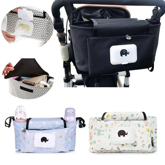 Baby Stroller Organizer Bag Mummy Diaper Bag Hook Baby Carriage Waterproof Nappy bag