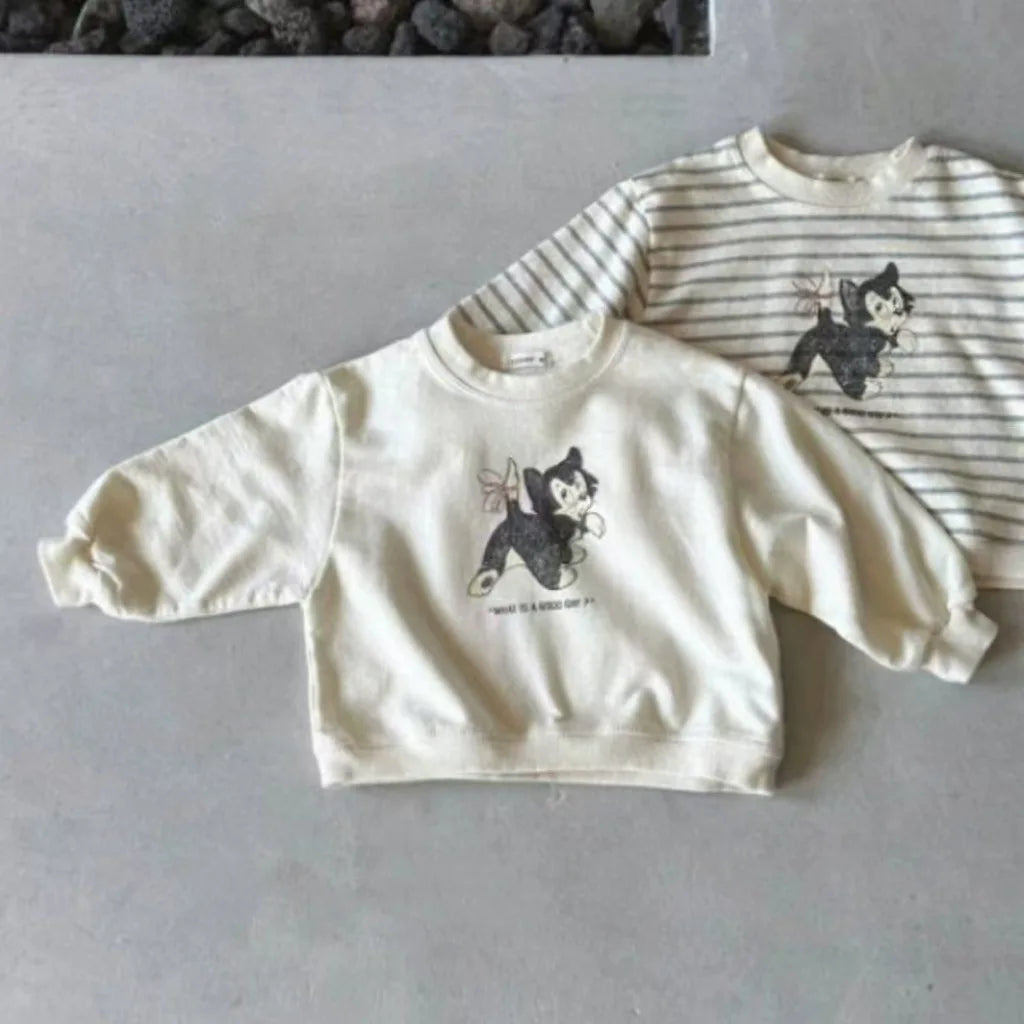 Baby Toddler Girl Pullover Cotton Infant Boy Sweatshirt