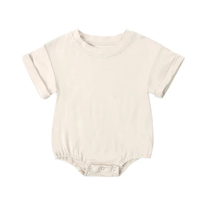 Newborn Boys Girls Clothing Casual Bamboo Fiber Rompers 3-24M Infnat Baby Jumpsuit