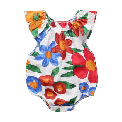 Baby Girl Bodysuit Printing Newborn Baby Clothes Princess Baby Girls Clothing Cute