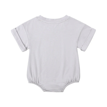 Newborn Boys Girls Clothing Casual Bamboo Fiber Rompers 3-24M Infnat Baby Jumpsuit