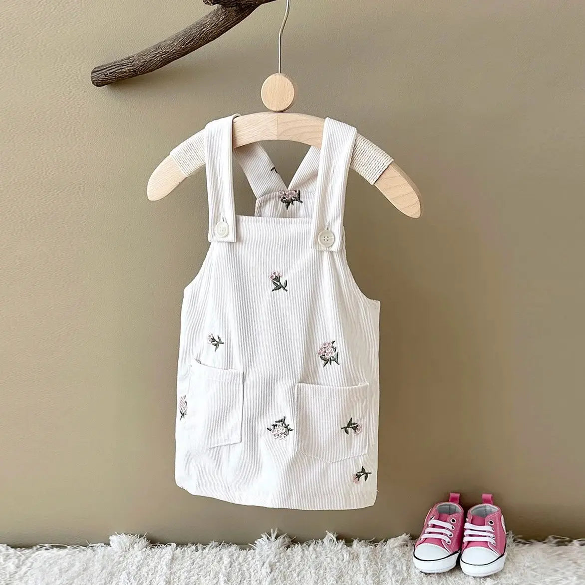 Girls Strap Dress Korean Baby Clothes Infant Version Suspender Dress