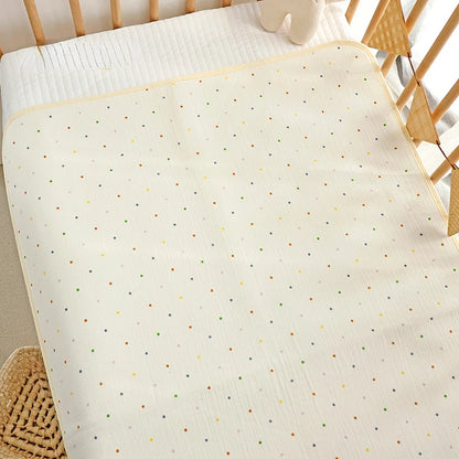 Cotton Baby Diaper Changing Mat Washable Large Size Diaper Changing Pad Covers Waterproof Children