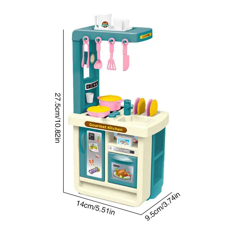 Kitchen Play Set Role Playing Game Cooking Playset interactive fun and Educational toy