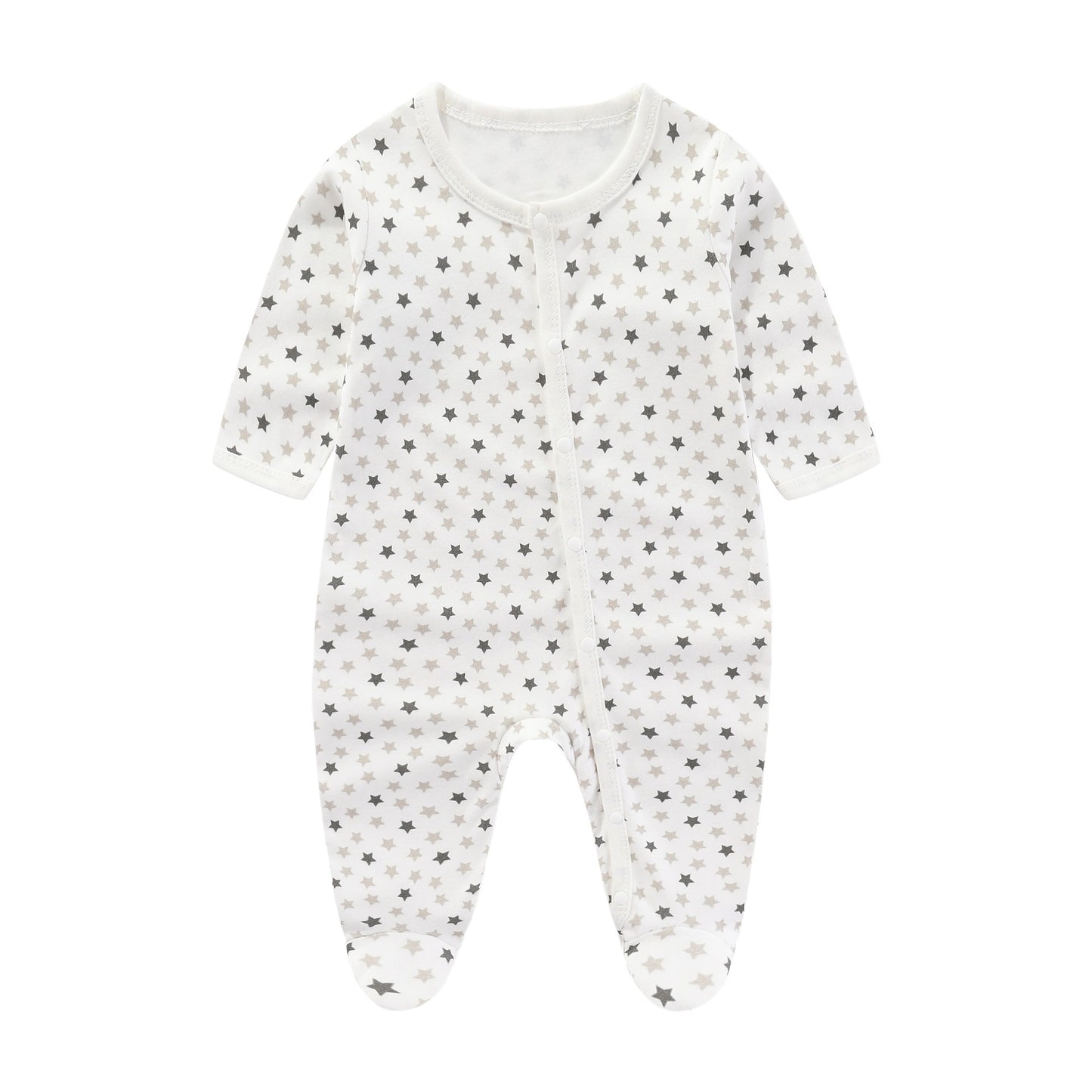 Minimalist And Creative Pure Cotton Newborn Jumpsuit