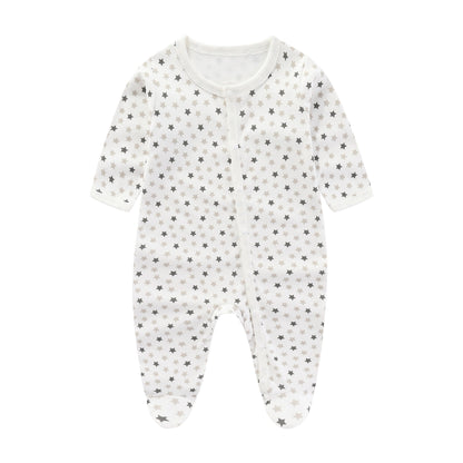 Minimalist And Creative Pure Cotton Newborn Jumpsuit